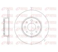 2x Disque de frein Essieu arrière plein 61390.00 REMSA pour ALFA ROMEO MITO
