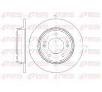 2x Disque de frein Essieu arrière plein 61435.00 REMSA pour HYUNDAI KIA