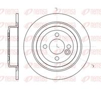 2x Disque de frein Essieu arrière plein 61443.00 REMSA pour MINI MINI MINI Coupé