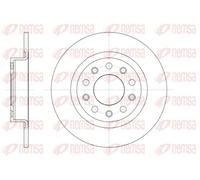 REMSA 2x Disques de Frein Arrière Ø263.9 MM pour Alfa Romeo Giulietta 940_1.4