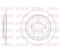 2x Disque de frein Essieu arrière plein 61506.00 REMSA pour HYUNDAI KIA