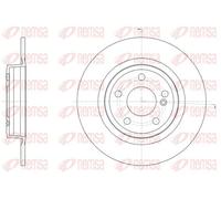 2x Disque de frein Essieu arrière plein 61523.00 REMSA pour MERCEDES-BENZ