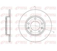 2x Disque de frein Essieu arrière plein 61585.00 REMSA pour PEUGEOT 308 II