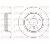 2x Disque de frein Essieu arrière plein 6284.00 REMSA pour BMW 3 3 Coupé