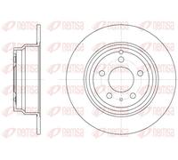 2x Disque de frein Essieu arrière plein 6411.00 REMSA pour VOLVO ALFA ROMEO