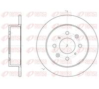 2x Disque de frein Essieu arrière plein 6521.00 REMSA pour HONDA CRX III JAZZ II