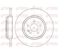 2x Disque de frein Essieu arrière plein 6631.00 REMSA pour MERCEDES-BENZ