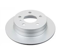 2x Disque de frein Essieu arrière plein 672530 VALEO pour MERCEDES-BENZ CLASSE A