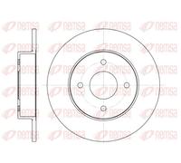 2x Disque de frein Essieu arrière plein 6788.00 REMSA pour NISSAN PRIMERA
