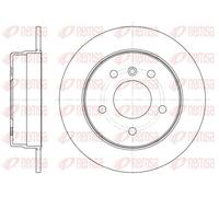 REMSA 6831.00 Disque de frein