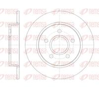 2x Disque de frein Essieu arrière plein 6846.00 REMSA pour SSANGYONG FORD
