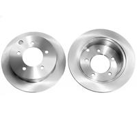 OPTIMAL 2X Disque De Frein Arrière Ø262 Mm Pour Mitsubishi Lancer VIII Sportback