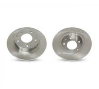 2x Disque de frein Essieu arrière plein J3313014 NIPPARTS pour MAZDA FORD USA