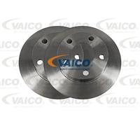 2x Disque de frein Essieu arrière plein V10-40068 VAICO pour AUDI VW