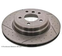 2x Disque de frein Essieu arrière rainuré/perforé ADB114396 BLUE PRINT pour BMW