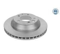 2x Disque de frein Essieu arrière ventilé 115 523 0041/PD MEYLE pour PORSCHE VW