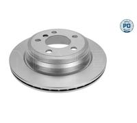 2x Disque de frein Essieu arrière ventilé 315 523 0032/PD MEYLE pour BMW 3