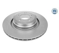 Meyle Disque de frein 315 523 0056/PD – Essieu arrière ventilé – 2x pour BMW 7