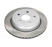 2x Disque de frein Essieu arrière ventilé 61-09-907C ASHIKA pour JEEP