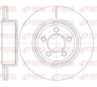 2x Disque de frein Essieu arrière ventilé 61270.10 REMSA pour CHRYSLER 300C