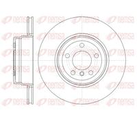 2x Disque de frein Essieu arrière ventilé 61337.10 REMSA pour BMW X6 X5