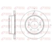 2x Disque de frein Essieu arrière ventilé 61413.10 REMSA pour SSANGYONG KYRON