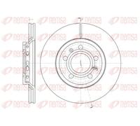 2x Disque de frein Essieu arrière ventilé 61447.10 REMSA pour VW AUDI