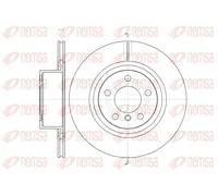 2x Disque de frein Essieu arrière ventilé 61455.10 REMSA pour BMW X3