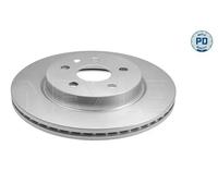 2x Disque de frein Essieu arrière ventilé 615 523 0019/PD MEYLE pour OPEL SAAB