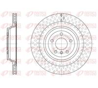 2x Disque de frein Essieu arrière ventilé 61635.10 REMSA pour MERCEDES-BENZ