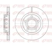 2x Disque de frein Essieu arrière ventilé 6822.10 REMSA pour AUDI A8 D2