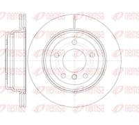 2x Disque de frein Essieu arrière ventilé 6977.10 REMSA pour BMW 3 Touring X1 3
