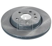 2x Disque de frein Essieu arrière ventilé de l'intérieur 106349 FEBI BILSTEIN
