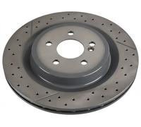 FEBI BILSTEIN Disque de frein 107722 – arrière ventilé rainuré Ø330 mm haute teneur en carbone
