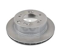 2x Disque de frein Essieu arrière ventilé de l'intérieur 108545 FEBI BILSTEIN