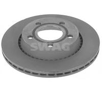 2x Disque de frein Essieu arrière ventilé de l'intérieur 30 91 1397 SWAG