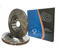 2x Disque de frein Essieu arrière ventilé de l'intérieur 6051444