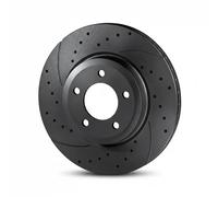 2x Disque de frein Essieu avant perforé RT 20168-GL T5 ROTINGER pour VW TOUAREG