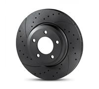 2x Disque de frein Essieu avant perforé RT 20260-GL T5 ROTINGER pour AUDI A4 B6