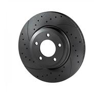 ROTINGER 2X Disque De Frein Ø323 Mm Avant Perforé. Ventilé Pour Audi A8 3.0 TDI