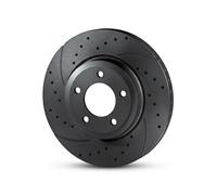 2x Disque de frein Essieu avant perforé RT 20350-GL T5 ROTINGER pour HONDA FR-V