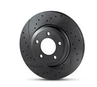 2x Disque de frein Essieu avant perforé RT 2052-GL T5 ROTINGER pour BMW 3