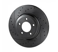 ROTINGER 2x Disque de Frein Avant Ø288 MM Perforé Ventilé pour Audi A4 8EC B7