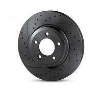 2x Disque de frein Essieu avant perforé RT 21047-GL T5 ROTINGER pour BMW X5 X6