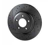 2x Disque de frein Essieu avant perforé RT 21137-GL T5 ROTINGER pour BMW X5 X6