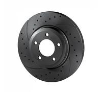 2x Disque de frein Essieu avant perforé RT 21357-GL T5 ROTINGER pour AUDI A6 C7