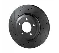 ROTINGER 2X Disque De Frein Avant Ø344,8 Mm Percé Ventilé Pour Audi A6 Avant