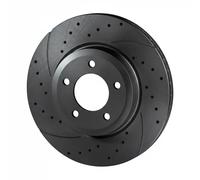 2x Disque de frein Essieu avant perforé RT 21821-GL T5 ROTINGER pour AUDI A6 C7