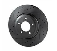 2x Disque de frein Essieu avant perforé RT 2496-GL T5 ROTINGER pour BMW 5