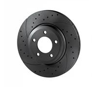 2x Disque de frein Essieu avant perforé RT 2589-GL T5 ROTINGER pour FORD JAGUAR